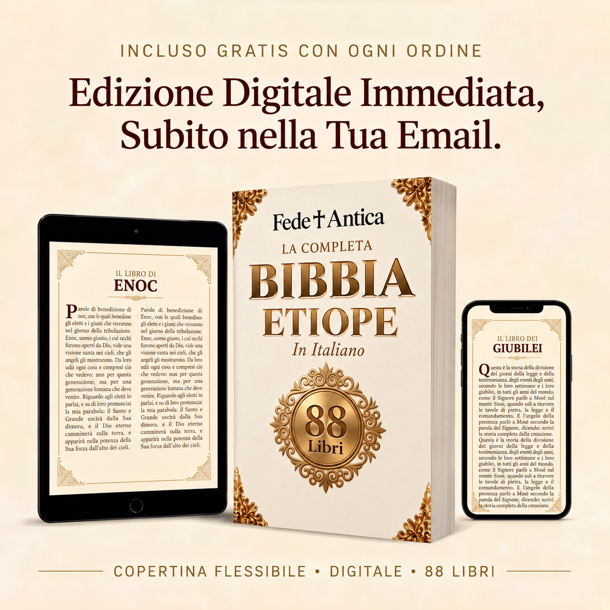 La Bibbia Etiope Completa Fede Antica: In Italiano