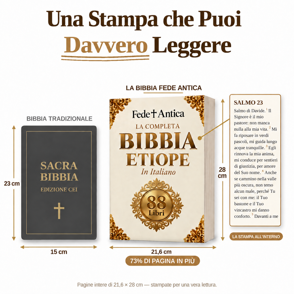 La Bibbia Etiope Completa Fede Antica: In Italiano